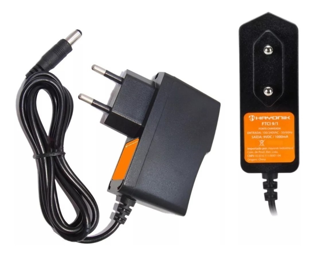 Fonte Pedal 9v 1a Hayonik MCXQualysom