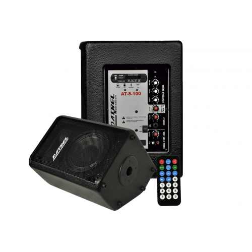 Caixa Frontal 8 Ativa Pa Datrel At-8 100 Bluetooth 150watts MCXQualysom