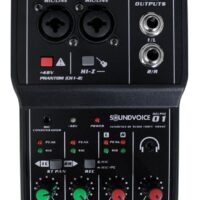 Mesa De Som 2 Canais Soundvoice Delphi-01 MCXQualysom