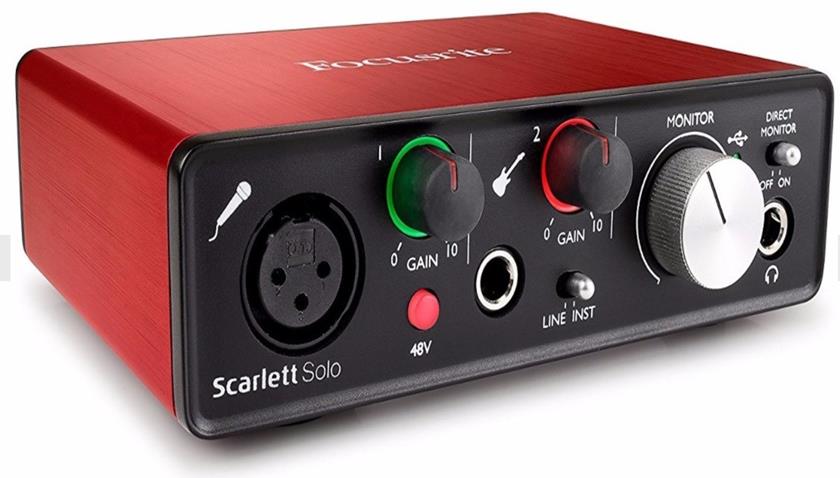 Interface Audio Focusrite Scarlett Solo 3 Ger MCXQualysom