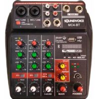 Mesa Som 4 Canais Soundvoice Mc4bt Bluetooth MCXQualysom