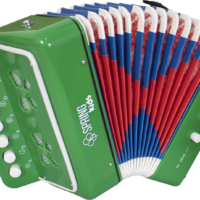 Acordeon Infantil Spring Kids Spk-73v Verde