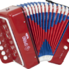 Acordeon Infantil Spring Kids Spk-73vm Vermelho